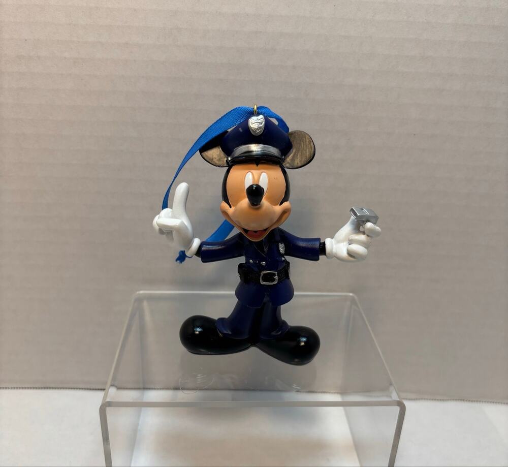 Vintage Bullyland Mickey Mouse policeman figurine/ornament